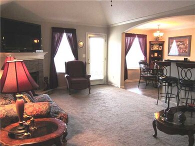Note the coffered ceiling in the great room and ar