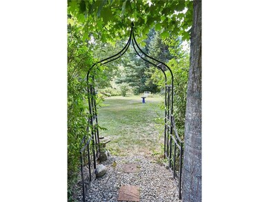 Expansive backyard -- and privacy. ...