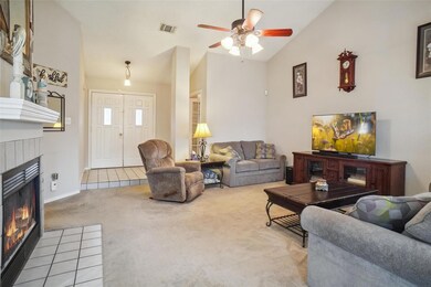 Living Room with Fireplace