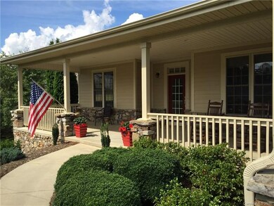 Landscaped Entry/Rocking Chair Porch
