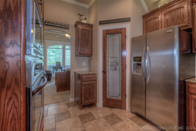 Kitchen is adjacent to office, or could be formal