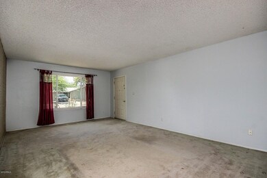 Living room, front door