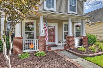 Perfect front porch to enjoy the Carolina Summer a