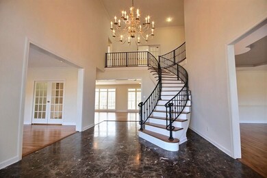 View of formal living room, dining room and great 