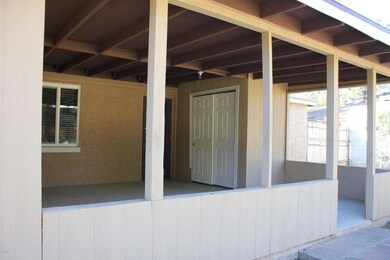 Large patio