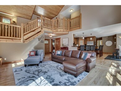 Here is a view of the open living room and kitchen