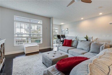 Living room with hardwood floors