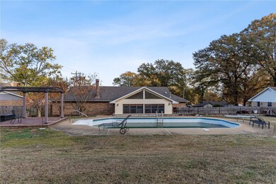 Back yard and back of the house