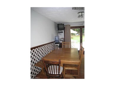 Dinette with new laminate flooring.