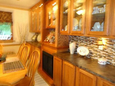 Dining Room. Dining area with built in electric fi