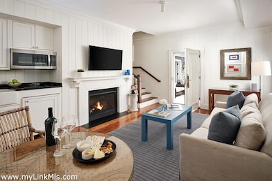 Living room, kitchen dining area