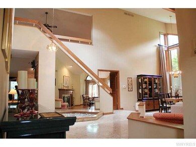 Foyer. Dramatic foyer open 2-story foyer loaded wi
