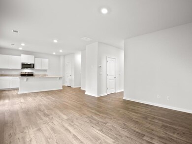 Belhaven open concept living room open to the kkit
