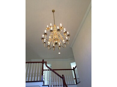 Entry/Foyer. Impressive 2 story foyer has cherry h