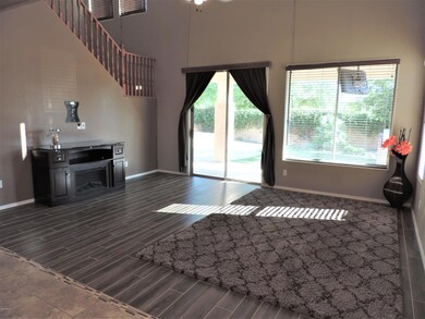 Open Family Room View from Kitchen