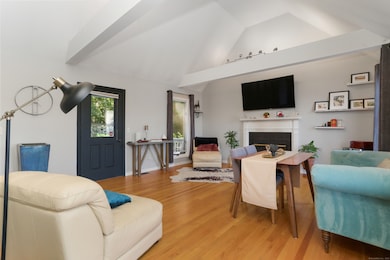 There's a door to the deck from the living room, great for indoor/outdoor entertaining and everyday living.