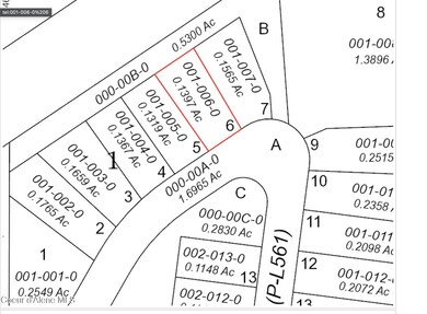 3596 N Blaze map
