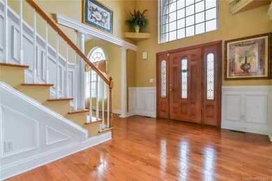 Foyer with Cathedral Ceilings