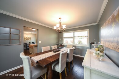 Light Bright Spacious dining room with gleaming So