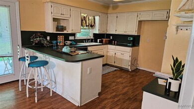 Kitchen with planning desk