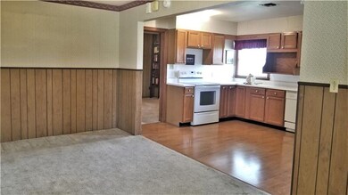 Spacious dining room off the living room and open 