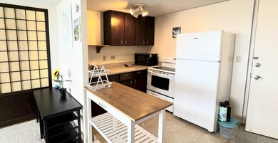 kitchen area and front entry
