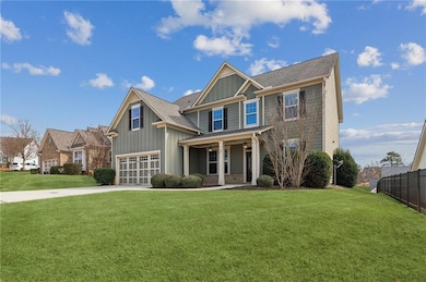 Craftsman house featuring board and batten siding,