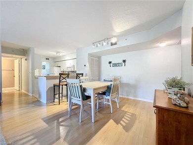 Dining space featuring light wood-type flooring