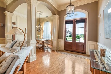 Beautiful entry way opens into the spacious floor