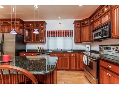 Island with granite