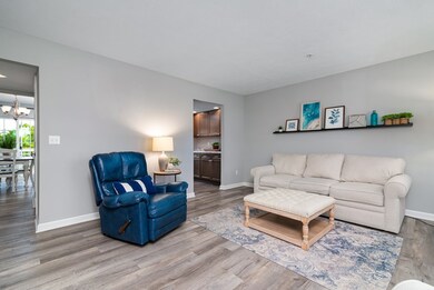 The Living room offers an abundance of natural lig