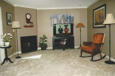 Spacious living room with brand new carpet and cro