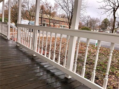 Fully covered porch