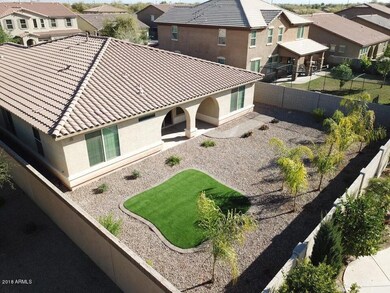 Aerial of Backyard