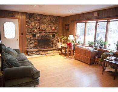 Living Room. Laminate wood flooring...