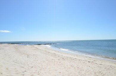 Beach across road
