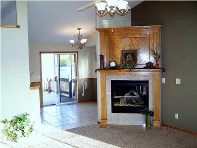 Ceiling Fans Throughout...Fireplace accented with 