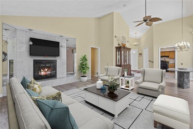 Family Room- Digitally Staged