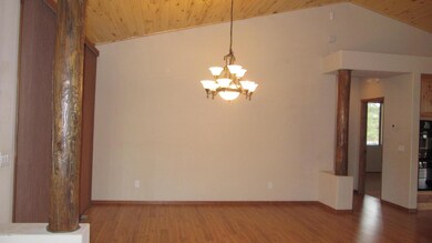 Dining space located off the kitchen