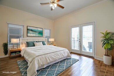First-floor primary bedroom with generous space.