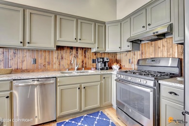 Kitchen with Stainless Steel Appliances
