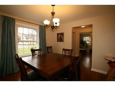Dining Room. The center entrance Colonial offers a