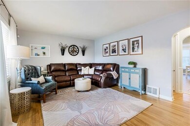Welcoming living room when you walk in the front d