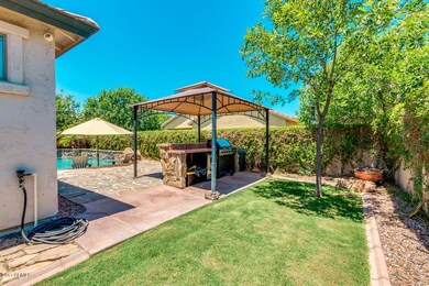 Grill in the shade
