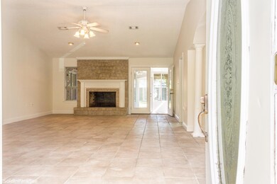 Enter to an open living area.