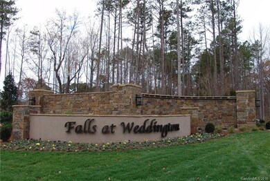 Falls entrance to the clubhouse and amenities