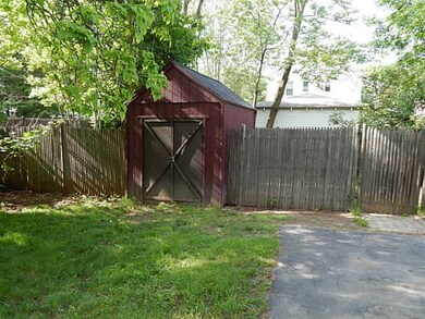 Exterior Back. Shed