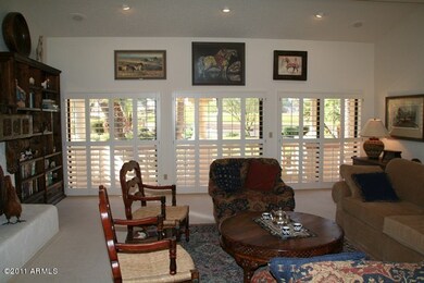 living room to front windows