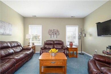 French doors lead to the office, right off of the 