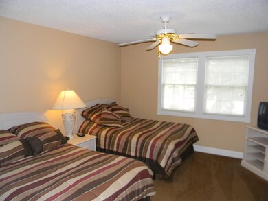 Bedroom off main living area.